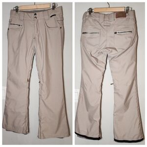 DC Viva Snowboarding Pants Tan Beige Women's Size Small
